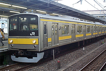 JR東日本 205系 クハ204-104 総武線 各駅停車