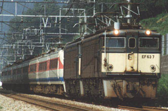 JR東日本 EF63形|489系 EF63 7|489系 特急 白山