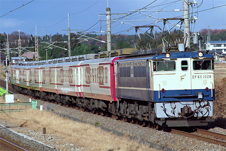 JR東日本 EF65形1000番台|12系客車 EF65 1028|12系ふれあいみちのく