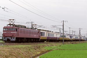 JR西日本 EF81形|12系客車 EF81 107|12系わくわく団らん
