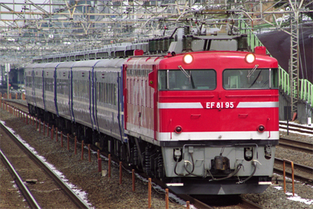 JR東日本 EF81形|14系座席車 EF81 95|14系0番台