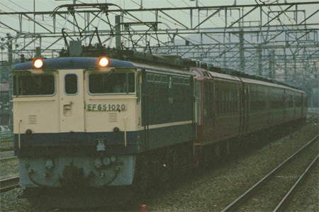 JR東日本 EF65形1000番台|12系客車 EF65 1020|12系オリエントサルーン