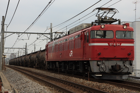 JR東日本 EF81形|タンク車|無蓋車 EF81 94|タキ1200形|トキ25000形 貨物