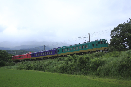 JR東日本 キハ40系|キハ40系ふるさと(旧漫遊) キハ48 534>キハ48 2501 団体