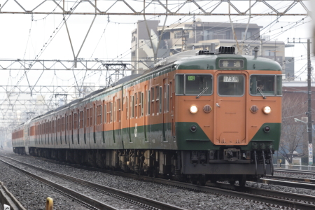 113系クハ111-2158東海道本線(東) 普通