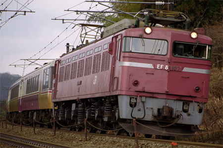 JR西日本 EF81形|12系客車 EF81 107|12系わくわく団らん