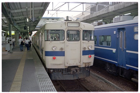  JR(国鉄)115系 クモハ114形550番台 山陽本線 普通