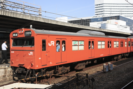 JR西日本 103系 クハ103-838
