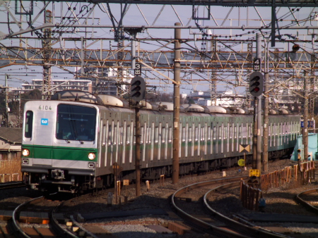  東京メトロ6000系 東京メトロ6100形 常磐線 各駅停車